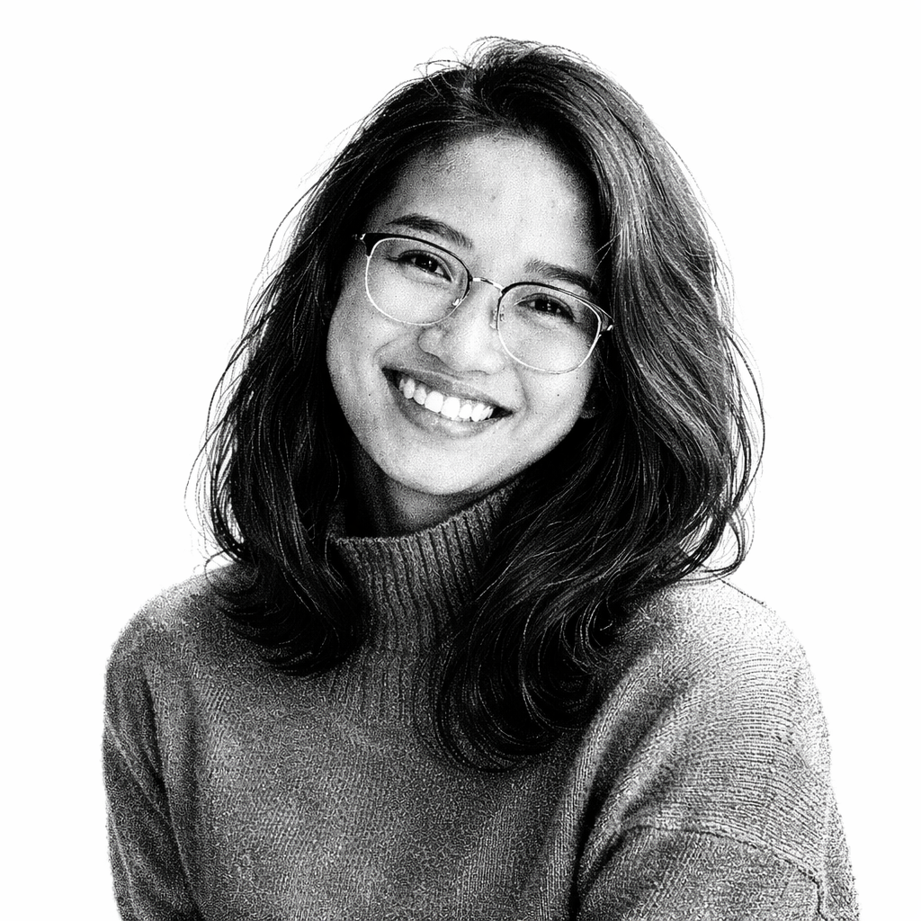 Group of colleagues greeting each other in a stylized blue duotone treatment